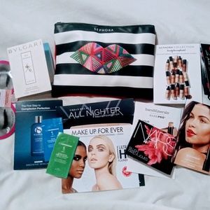 Sephora Cosmetic Bag + 16 Sephora Samples!!! 😍💛